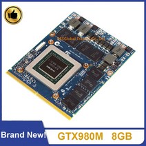 새로운 GTX980M GTX 980M 8G GDDR5 MXM N16E-GX-A1 비디오 그래픽 카드 GPU Dell Alienware/HP/MSI/Clevo, 02 For HP