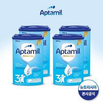 압타밀 프로누트라 뉴 Hmo 분유 3단계, 800g, 4개