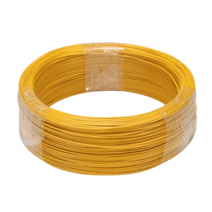 HIV 전선 100미터 1.5SQ 2.5SQ 4SQ 6SQ 전기선 전선 단선 한가닥 롤판매 KS 8가지색상 적색 청색 백색 흑색 황색 녹황색 회색 갈색, HIV 1.5SQ황색(100M)