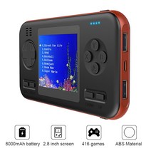 비디오 게임 기계 게임 콘솔 8000mAh 모바일 보조베터리 416 레트로 게임