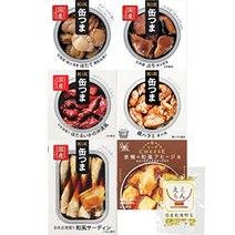 칸츠마 통조림 고급 안주 반찬 캠핑음식 6캔 모둠 세트, 5.화풍 6캔
