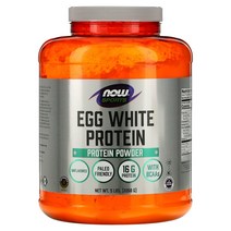 나우푸드 스포츠 계란 흰자 프로틴 파우더 무맛 2268g, 1.2 lb