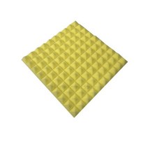 흡음판 방방음 천장 방음 스튜디오 어쿠스틱 폼 소음 흡수 처리 패널 사운드 웨지 보호 스폰지 개, 06. 옐로우
