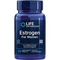 라이프 익스텐션 Life Extension Estrogen Women 30정 여성 대사 건강 에스트로겐 대사 이소플라본, 1개