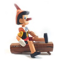 인테리어zip 통나무벤치 21cm 피노키오 원목 관절인형