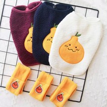 코코스튜디오 예쁜 강아지옷 고양이 양파 플리스 조끼, 코코 어니언 조끼 앤 머플러set/블랙