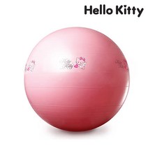 HELLOKITTY 헬로키티 핑크 블랙 엔젤 터짐방지 안티버스트 짐볼 65cm, 핑크 엔젤