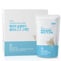 애터미 카카오캐롭 그린티새싹 단호박 그레인 맛 식사대용 단백질 한끼 쉐이크 60g 15개
