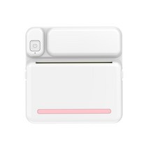 라벨기 네임스티커 라벨프리터 미니라벨기 ryra 무선 ios 프린터 bt 미니 스틱 프린터 용지 사진 무선 열 포켓 자체 접착 스티커 diy 인쇄에 사용, 분홍색