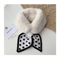 쁘띠 에코퍼 도트 네키목도리 머플러