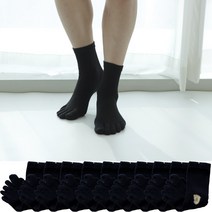 지니양말 100% made in korea 남성용 프리미엄 남성 장목 발가락 양말 10켤레 남자 발가락양말 면100