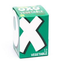 OXO 옥소 야채 스톡 큐브 71g (12조각) vegetable stock 육수, 6개