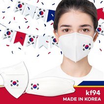 태극기 마스크 응원 국기 대한민국 주문제작 디자인 인쇄 제작 프린팅 커스텀 새부리형 접이식 태극마스크 KF94마스크, 태극기KF94대형 3D(접이식)마스크