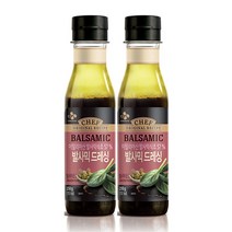 (냉장)CJ제일제당 발사믹드레싱 250gx2개, 250g, 1세트