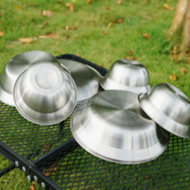 휴대용 캠핑 식기 코펠 세트 12p + 보관가방, 스테인레스