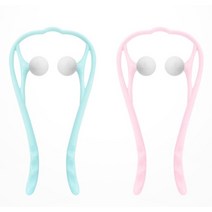 목마사지 목안마기 안마용품 경추안마기 거북목 일자목, 색상랜덤