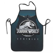 쥬라기 월드 도메인 앞치마 남녀 공용 턱받이 주방 요리 도구, 01 Apron_01 싱글 사이즈