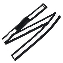 TORQUE 벤치프레스보조밴드 벤치밴드 가슴운동밴드 헬스밴드 헬스보조밴드, 무릎보호대[화이트라인]1쌍
