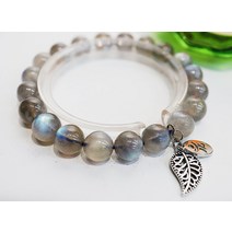 박진기획 정품 월광석 원석팔찌 10mm 힐링스톤 탄생석