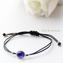 [탄생석]Handmade 써지컬스틸팬던트 소원 실팔찌 알러지없는 데일리 생일팔찌