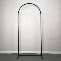 포토존꾸미기 정원장미아치 셀프웨딩 사진촬영 인공 꽃 장식 금속 철 프레임 웨딩 배경 서클 아치 생일 파티 베이비 샤워, H2m(78.7in)+black