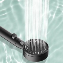 온오프 수압조절 샤워기헤드(골드), 상세 참조, 골드