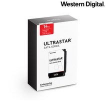 NAS 서버용 하드디스크 Ultrastar HC530 14T (SATA3/7200/512M, 상세 설명 참조, 상세 설명 참조