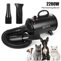 펫드라이기 대형견 드라이룸 애완 동물 고양이 손질 송풍기 2200W 220V EU 플러그 작은 중형 대형 개를 헤어 드라이어 전문
