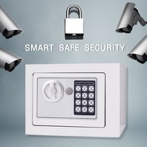 세이프박스 디지털 스마트금고 SafeBox 가정용금고 소형금고 사무실금고 보안 안전 간이금고 귀중품보관, 화이트