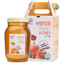 라이브잇 꽃샘 사양벌꿀, 4개, 2.4kg