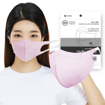 시노텍스 ePTFE 완벽한 숨쉬기편한 프리미엄 마스크 컬러 골라담기 10매, 라이트핑크대형(L) 10매