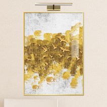 보고아트 황금 물결 산과 황금새 풍경화 풍수 그림 액자, [5]황금터치 추상화 황금새