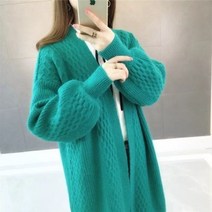 패션 여성 카디건 스웨터 봄 가을 새로운 한국어 느슨한 중간 길이 sarm 뜨개질 스웨터 캐주얼 카디건 여성 탑 g242