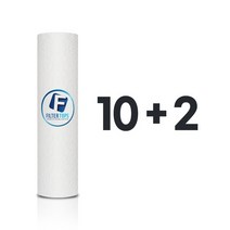 멜트브로운 침전필터 12개 10인치 하우징용 1미크론, 선택01_필터 10+2=12개