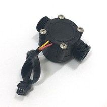 EBOWAN 플라스틱 홀 유량 센서 유량계 물 제어 G1/2 39391-30l/min 2.0MPa