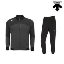 데상트 남성 스키마테크 봄버형 웜업 바람막이 세트 SM321TWT71_BLK