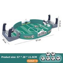 새로운 미니 테이블 축구 게임 보드 경기 장난감 데스크탑 부모-자녀 상호 작용 지적 경쟁, CHINA, Large 6 ball