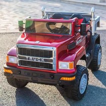 어린이 4륜 전기 자동차 이동 배터리 충전식 놀이터, 빨간색 페인트 모델+사륜구동 +대용량 배터리