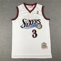 IVERSON 1 화이트 농구복 상의 스페셜에디션 B046