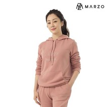 [마르조]기모이지트레이닝후드 핑크