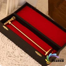 미니 황동 금도금 마이크 마이크 모델 높이 조절 가능한 악기 장식품-58460, 09. 2.5cm [황금 마이크 헤