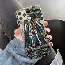 DU YNDFCNB Jean Michel Basquiat Art 낙서 전화 케이스 iphone 13 11 12 pro XS MAX 8 7 6 6S Plus X 5S S A