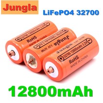 인산철배터리팩 100% 정품 32700 12800mAh 3.2V lifepo4 충전식 배터리 전문 리튬 철 인산염 전원 나사 포, 06 10PCS
