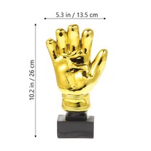 (해외직구) 챔피언 축구 골키퍼 어워드트로피 위너 게임 컵 트로피 골드 스쿨, 1개, Golden + 13.5x26CM
