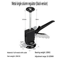 타일 리프팅 로케이터 벽 상단 장치 높이 조정 세라믹 위치 Bricklayer 붙여 넣기 도구, [03] single black, 03 single black