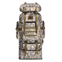 100L 70L 대형 하이킹 등산 배낭 남성과 여성을위한 위장 Softback 배낭 스포츠 가방 캠핑 여행 배낭, 카모 샌드
