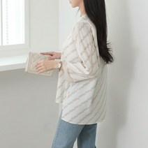 수키 라운드넥 줄체인블라우스 1113588