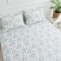 1300K 이솔홈 썸머가든 스노우리플 카페트 침대패드 SS