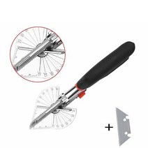 원예 가위 멀티 45-135 도 마이터 사이딩 와이어 덕트 커터 PVC PE 플라스틱, 1pcs Scissor 1 Blade