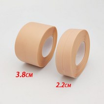 차음재 방음재 흡음재 씰링 스트립 테이프 욕실 샤워 싱크 Caulk 화이트 PVC 자기 접착제 방수 벽 주방, Pink, 38mm, 3.2M